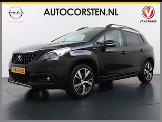Peugeot 2008 1.2I 111PK GT-line Apple Carplay Android Panormadak Pdc Navi Camera Cruise Control Connected Apps 1/2 Leder-stof Pack Connect Regen-Lichtsensor Led Mirror Link Lmv 17" Privacy Glas Grip Control PureTech