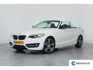 BMW 2-serie Cabrio 218i Executive | 1e Eigenaar | Dealer OH! | Automaat | Climate Control | Xenon | Parkeersensoren | Sportstoelen | Navigatie | Cruise Control | Stoelverwarming | Windscherm