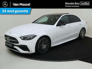 Mercedes-Benz C-klasse 180 AMG Line / Stoelverwarming / Achteruitrijcamera / Night-Pakket / Panaroma-schuifdak / Sfeerverlichting /
