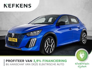 Peugeot 208 EV GT 51 kWh 156 pk | Navigatie | Panoramadak | Achteruitrijcamera | Alcantara Bekleding | Verwarmde Sportstoelen | Full-LED Koplampen | Keyless Entry/Start | Dodehoek Detectie | Adaptieve Cruise Control | 17" Lichtmetalen Velgen | Apple Carplay/Android Auto |