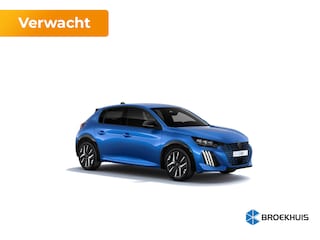 Peugeot 208 GT | 8 jaar fabrieksgarantie of 160.000 kilometer op het accupakket | Adaptieve cruise control met Stop&Go functie | Armsteunen op de voorportieren bekleed met kunstleder met groen sierstiksel (GT-Line)