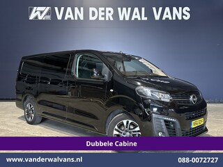 Opel Vivaro 2.0 CDTI 150pk L3H1 Dubbele Cabine Euro6 Airco | Camera | Navigatie | 5-zits | 2500kg Trekhaak Apple Carplay, Android Auto, Cruisecontrol, LM Velgen, Parkeersensoren