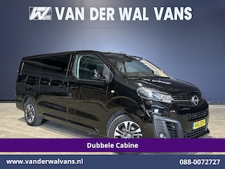 Opel Vivaro 2.0 CDTI 150pk L3H1 Dubbele Cabine Euro6 Airco | Camera | Navigatie | 5-zits | 2500kg Trekhaak Apple Carplay, Android Auto, Cruisecontrol, LM Velgen, Parkeersensoren