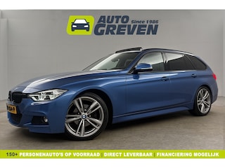 BMW 320d High Executive M-Sport 191PK Pano Leder LED 19"LMV Clima Cruise Navi PDC Stoelverw.