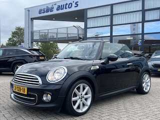 Mini Cooper Cabrio 1.6 Highgate Navigatie Sportstoelen Leer Stoelverwarming Clima + Cruise Control 17 Inch Velgen Parkeersensoren NL Auto