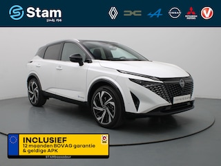 Nissan Qashqai 1.5 e-Power Tekna Plus BOSE | 360° Camera | Adapt. Cruise | Parkeersens. v+a | Stoel-/stuur-/voorruitverw. | Panoramadak