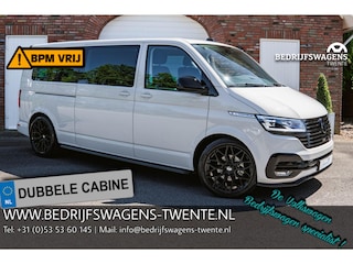 Volkswagen Transporter T6.1 2.0 TDI 150 PK DSG CARAVELLE L2H1 DUB/CAB A-KLEP ACC | LED | EIBACH veren | 20'' Vossenlook velgen | Side Bars |