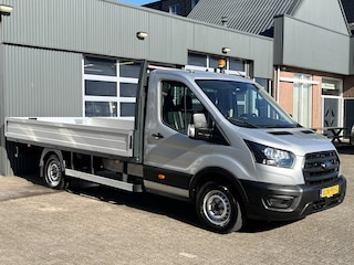 Ford Transit 350 2.0 TDCI L4H1 Maxi Openlaadbak Pick-up Bluetooth telefoon voorbereiding 3-Persoons Euro 6 open laadbak P-up Bakwagen Bpm vrij voor particulier gebruik!!