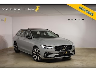 Volvo V90 T6 350PK Automaat Plug-in hybrid AWD Ultra Dark / Panoramadak / 360 camera / Head-up display / Trekhaak