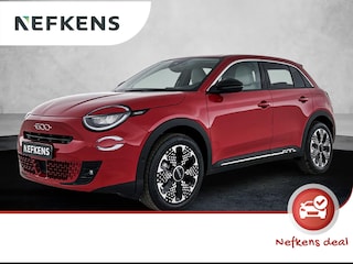 Fiat 600 SUV La Prima Hybrid 145 pk Automaat | Navigatie | Achteruitrijcamera | Kunstlederen Bekleding | Voorstoelen Verwarmd | LED Dagrijverlichting | Elektrische Achterklep met Sensor | Keyless Entry/Start | Dodehoek Detectie | Adaptieve Cruise Control | 18" Lichtmetalen Velgen | Apple Carplay/Android Auto |