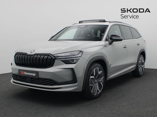 Skoda Kodiaq 1.5 TSI PHEV Sportline Business 204PK DSG matrix led, trekhaak, Canton sound, adaptive cruise, side assist schuif-kanteldak, stoelverwarming voor & achter, stuurwielverwarming, keyless, alarm, 20" lichtmetaal