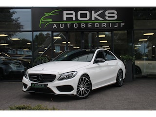 Mercedes-Benz C-klasse 200 AMG Night Pakket/Navi/camara/Comand/Burmester/Panoramadak/Leder/19Inch