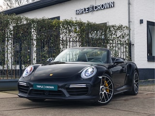 Porsche 911 Cabrio 3.8 Turbo S | Sport-Chrono | Sport-uitlaat | PCCB | Carbon | Burmester