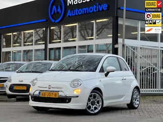 Fiat 500 1.2 Sport uitvoering Automaat Nw APK Airco H.Leder Boekjes LM velgen Volledige onderhoudshistorie
