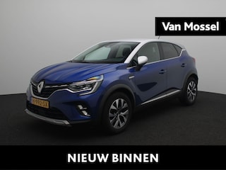 Renault Captur TCe 130 EDC Automaat Intens | Parkeersensoren v + a met achteruitrijcamera | Pack EASY LINK navigatie met Apple CarPlay & Android Auto | Ruimtebesparend reservewiel | Lichtmetalen wielen 17" 'Bahamas' met zwarte inleg