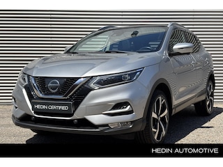 Nissan Qashqai 1.2 Tekna / Nederlandse Auto / 360 camera / DAB / Panorama dak / Trekhaak / Navigatie / Parkeersensors voor en achter / Verwarmbare voorstoelen / Voorruitverwarming / Dodehoek Sensoren