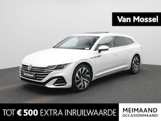 Volkswagen Arteon 1.4 TSI eHybrid R-Line Business+ | 218 PK | Automaat | Trekhaak | Panoramaschuif-kanteldak | Parkeerassistent | 360 Graden Camera (Helicopter View) | Navigatie Discover PRO | Lederen Interieur 'Nappa'