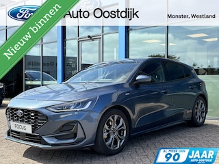 Ford Focus 1.0 EcoBoost Hybrid ST Line 125PK Winterpack Cruise Navi Camera SYNC4 Climate Privacy Glass Parkeersensoren *Sportief*
