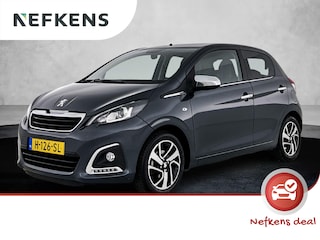 Peugeot 108 Allure 72 pk | Navigatie via Apple Carplay/Android Auto | Achteruitrijcamera | LED Dagrijverlichting | Keyless Entry/Start | Lederen Stuurwiel en Versnellingspook | Climate Control | Cruise Control | 15" Lichtmetalen Velgen |