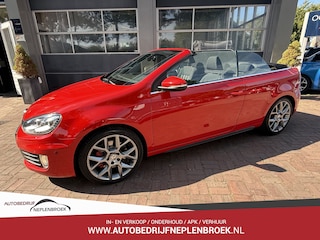 Volkswagen Golf Cabriolet 2.0 TSI GTI Bj 2015 Km 211Pk Windscherm, Trekhaak,18Inch,Navi,Cv dealer onderhouden