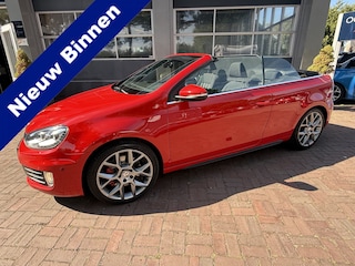 Volkswagen Golf Cabriolet 2.0 TSI GTI Bj 2015 Km 211Pk Windscherm, Trekhaak,18Inch,Navi,Cv dealer onderhouden