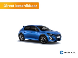 Peugeot 208 GT | Adaptieve cruise control met Stop&Go functie | Armsteunen op de voorportieren bekleed met kunstleder met groen sierstiksel (GT-Line) | Climate Control