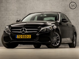 Mercedes-Benz C-klasse 180 Business Sport 157Pk Automaat (NAVIGATIE, CAMERA, LEDER, STOELVERWARMING, SPORTSTOELEN, PARKEERSENSOREN, LED KOPLAMPEN, TREKHAAK WEGKLAPBAAR, NIEUWSTAAT)