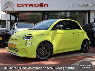 Abarth 500 Cabrio 42 kWh 155PK, Rijklaarprijs | 17 inch wielen | Camera | Navigatie | Apple Carplay | LED
