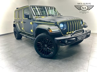 Jeep Wrangler Unlimited 4xe 380 Rebel Outlaw Outlaw Raw Edition l PHEV | 27km!! | Sky-One roof l 22" AXE l One of a kind