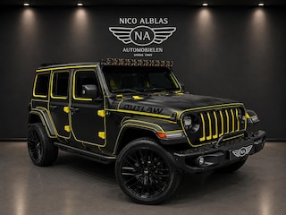 Jeep Wrangler Unlimited 4xe 380 Rebel Outlaw Outlaw Raw Edition l PHEV | 27km!! | Sky-One roof l 22" AXE l One of a kind
