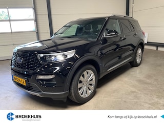 Ford Explorer 3.0 V6 E.B. 457PK PHEV Platinum | Stoelmasage | BTW-auto | Pano-dak | Standkachel | 100% Ford Broekhuis onderhouden! | Stoelkoeling / verwarming | Stuurverwarming | B&O audio | Alle opties!