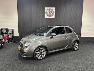 Fiat 500 0.9 TwinAir 500S, CLIMAT, LMV, HALF LEDER, ELEK PAKKET, ZWART DAK