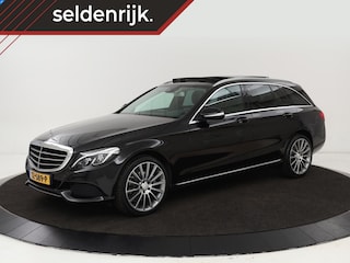 Mercedes-Benz C-klasse 220 CDI Exclusive | Panoramadak | Stoelverwarming | Full LED | Navigatie | Climate control | Half leder | 19'' lichtmetalen velgen | Cruise control | Bluetooth