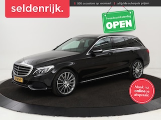 Mercedes-Benz C-klasse 220 CDI Exclusive | Panoramadak | Stoelverwarming | Full LED | Navigatie | Climate control | Half leder | 19'' lichtmetalen velgen | Cruise control | Bluetooth