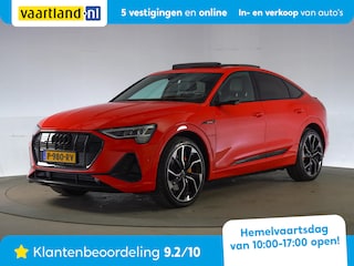 Audi E-tron 55 Quattro S-Line Black Edition [ Pano Head-up Leder Luchtvering ]