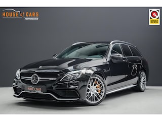Mercedes-Benz C-klasse Estate AMG 63 S |keramische remmen|Designo leder|multibeam led|Burmester|stoelventilatie|360 camera|sportuitlaat|gesmede wielen|