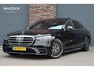 Mercedes-Benz S-klasse 500 4MATIC Lang AMG Line Aut9 | Achterasbesturing | Luchtvering | Chauffeurspakket | Zonweringspakket | Distronic+ | Entertainment Achter | Massage | Stoelventilatie | Digital Light | HUD | Verwarmd Stuurwiel |