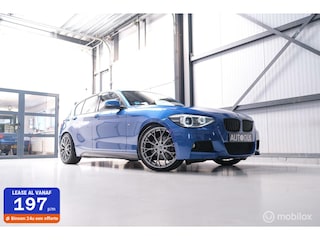 BMW 116i M Sport | Estoril blue | Alcantara | LED | M performance | unieke auto | NAP orig NL | Trekhaak | 19 inch |