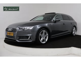 Audi A4 Avant 2.0 TFSI MHEV Sport S line black edition (PANORAMADAK, TREKHAAK, CRUISE, NAVIGATIE, STOELVERWARMING, CAMERA)