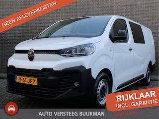 Citroën Jumpy 2.0 BlueHDI 145PK EAT8 Automaat L3 Dubbele Cabine Cruise & Climate control, Navigatie, Radio/DAB, Bluetooth, Pack City Plus