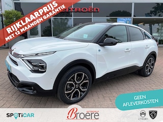 Citroën C4 EV 50kWh 136pk Shine | panoramadak, leder, elek. bestuurderstoel, verw. voorstoelen, voorruit en stuurwiel, camera,