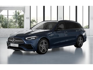 Mercedes-Benz C-klasse 300 e 4MATIC AMG Line | Burmester 3D Surround Sound systeem | Panoramaschuifdak | Aktiver Abstands-Assistent DISTRONIC | : AMG Line Interieur | Stuurwiel verwarmd | Memory stoelen |