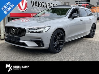 Volvo V90 2.0 T8 Plug-in hybrid AWD Ultimate Dark 20"/Luchtvering/Trekhaak/Panoramadak/Stoelverwarming v+a/360 Camera/Dodehoek/Head-up/DAB/Keyless