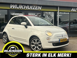 Fiat 500 1.2 Lounge Cabrio met Navigatie !!! Apple Carplay !!! Airco !!!