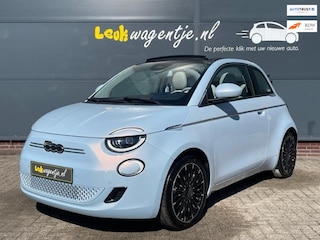 Fiat 500 E La Prima 42 kWh Cabrio *alle opties *parelmoer