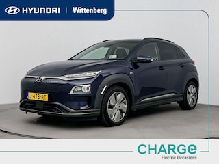 Hyundai Kona EV Premium 64 kWh | 3-Fasen | Leer | Stoel +stuurverwarming | Bluelink app | Navigatie | Camera |