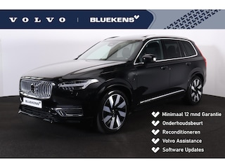 Volvo XC90 T8 Recharge AWD Ultimate Bright - LONG RANGE - Luchtvering - Panorama/schuifdak - IntelliSafe Assist & Surround - 360º Camera - Bowers & Wilkins audio - Adaptieve LED koplampen - Verwarmde voorstoelen, stuur & achterbank - Parkeersensoren voor & achter - Elektr. bedienb. voorstoelen met geheugen - Head up display - Draadloze tel. lader - Extra getint glas - Elektr. inklapbare trekhaak - 21' LMV
