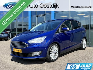 Ford C-MAX 1.5 Titanium 150PK Automaat Trekhaak Cruise Navi Camera 1500Kg Trekgewicht Climate Parkeersensoren Carplay Keyless *Dealer Onderhouden*
