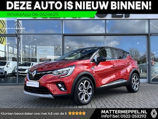 Renault Captur 1.3 Mild Hybrid 160 Techno Automaat | Groot Scherm | 18 Inch | Adaptieve Cruise | Dodehoek | Stuurverwarming | Navigatie | Reserewiel | Climate Control | Getint Glas | Apple CarPlay/Android Auto