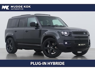 Land Rover Defender P300e 110 X-Dynamic HSE | 6P | Black Pack | ACC | Trekhaak | Panoramadak | Stoelverwarming+Koeling | 22 Inch